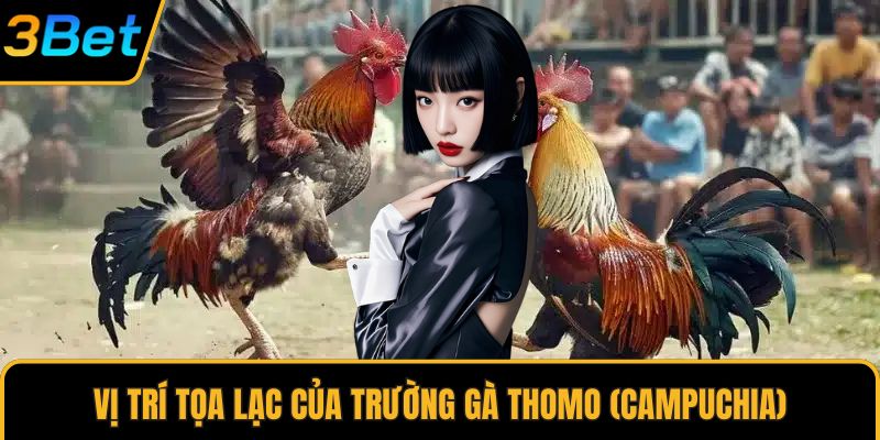 Vị trí tọa lạc của trường gà Thomo (Campuchia)